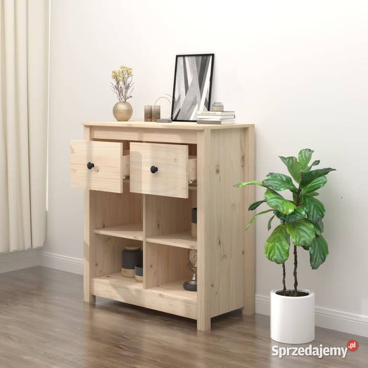 Szafka 70x35x80 lite drewno sosnowe WM813764 Warszawa