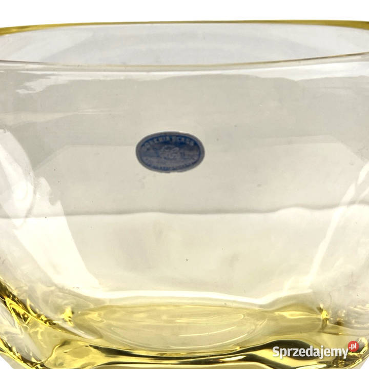 Szklany wazon proj M Klingera elezn Brod Sklo Porcelana i szkło Warszawa sprzedam