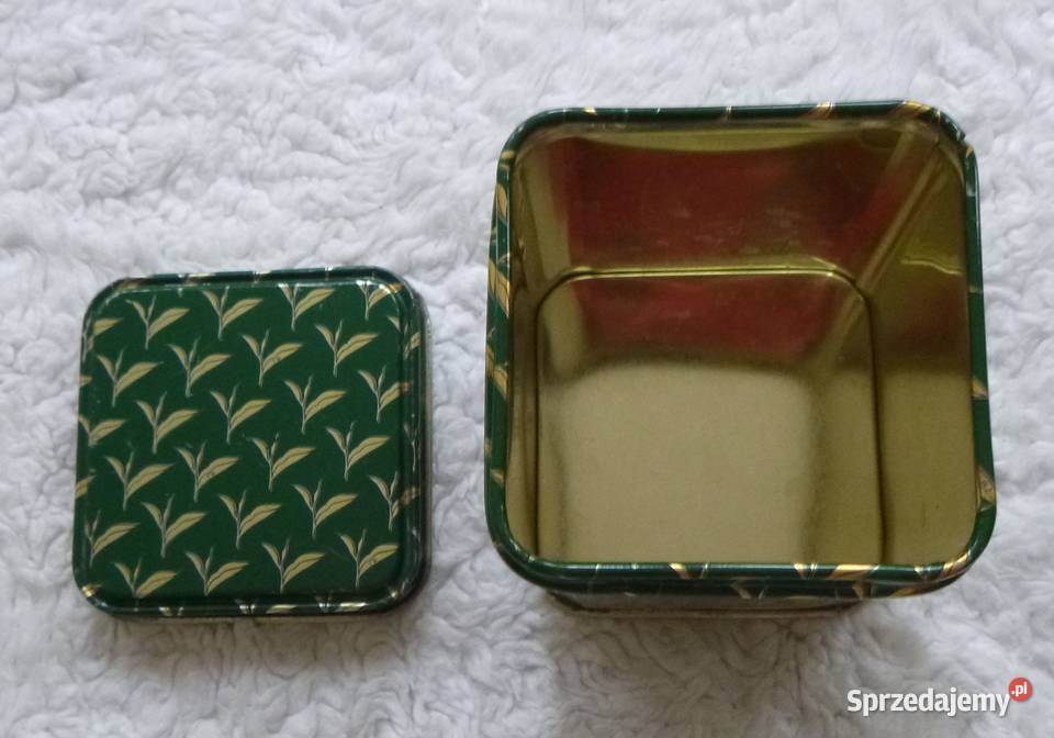 Metalowa puszka do herbaty 100 g mazowieckie Warszawa