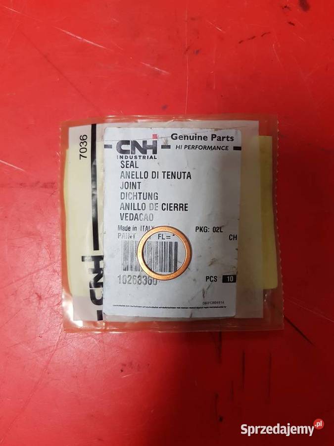 Podkładka miedziana CNH Case Holland 10263360 Pozostałe Sulechów sprzedam