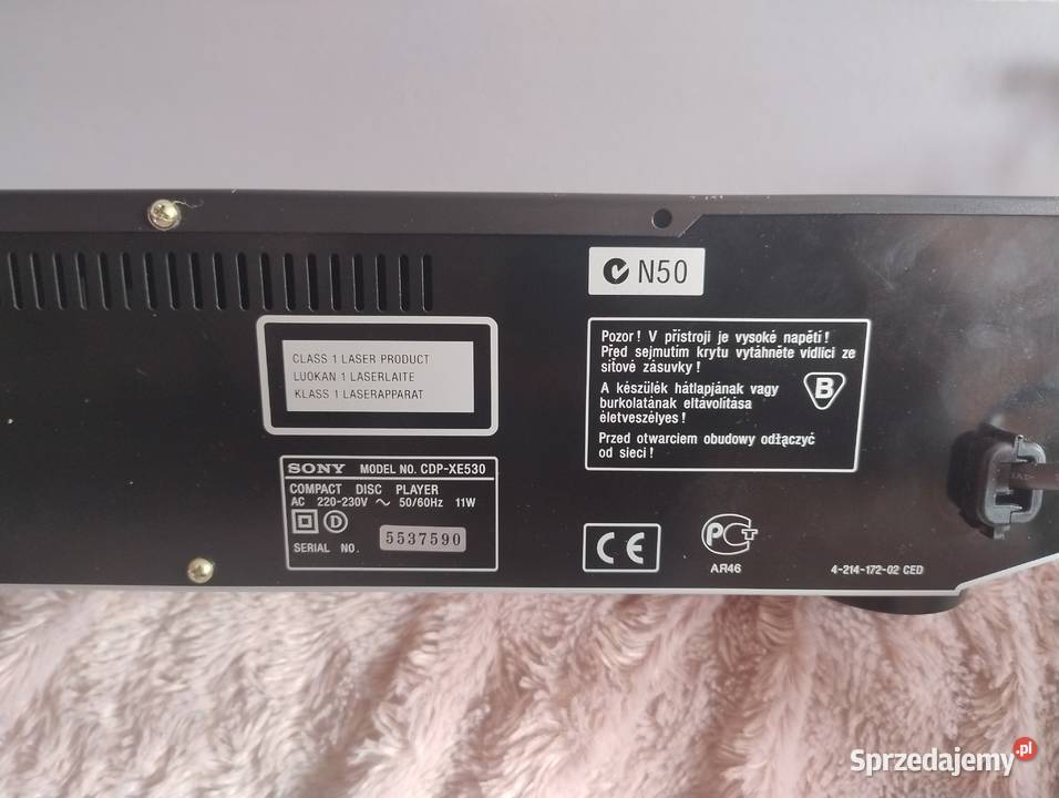 Odtwarzacz CD Sony cdp xe 530
