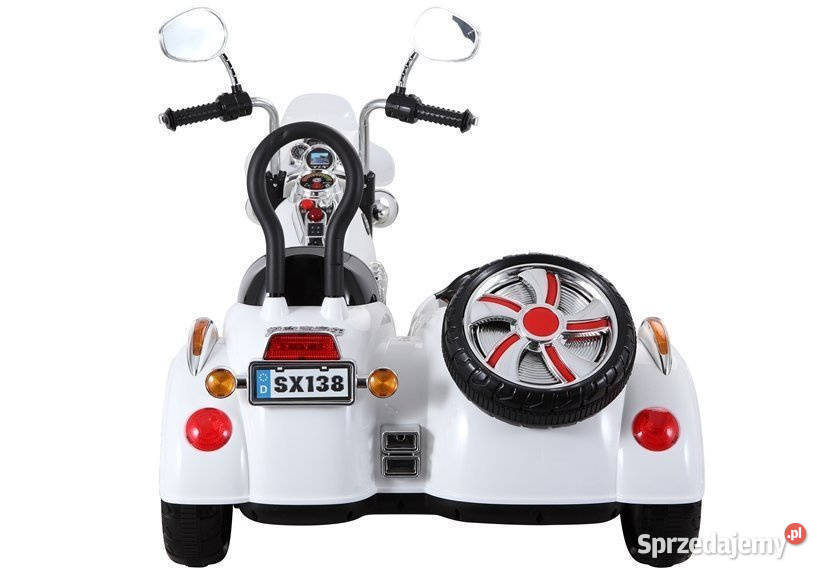 Autko motorek MOTOR Z KOSZEM na akumulator Myszków