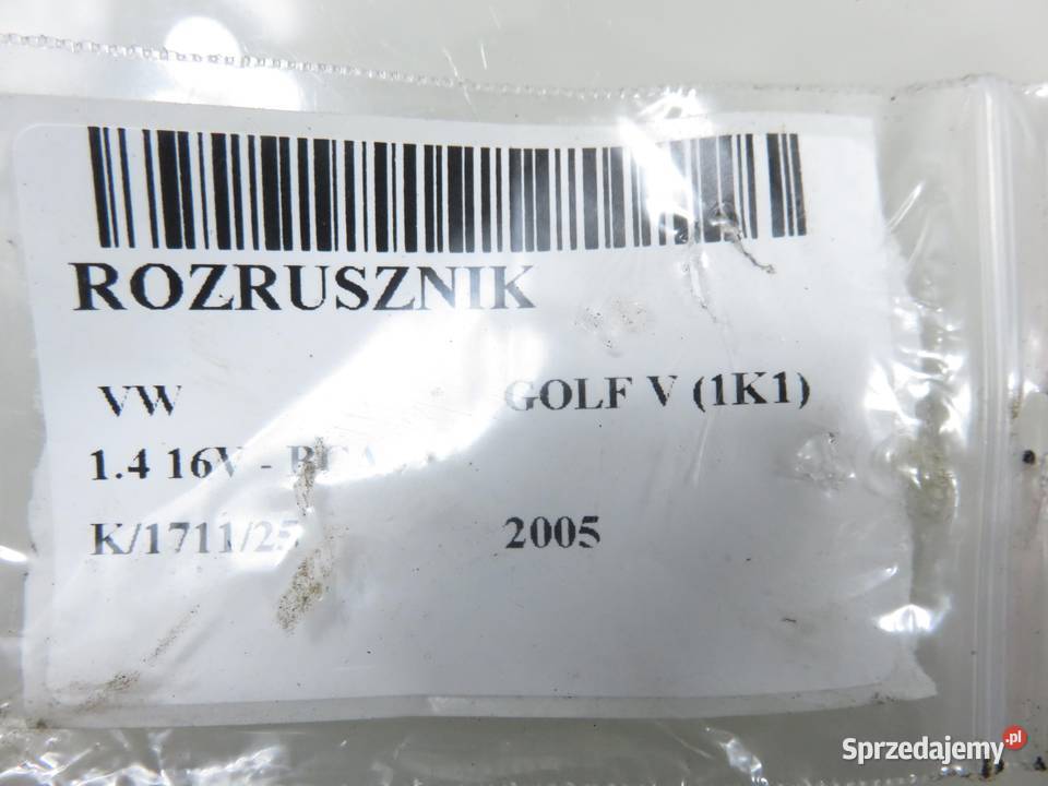 ROZRUSZNIK VW GOLF V 1K1 14 16V BCA 02T911023R