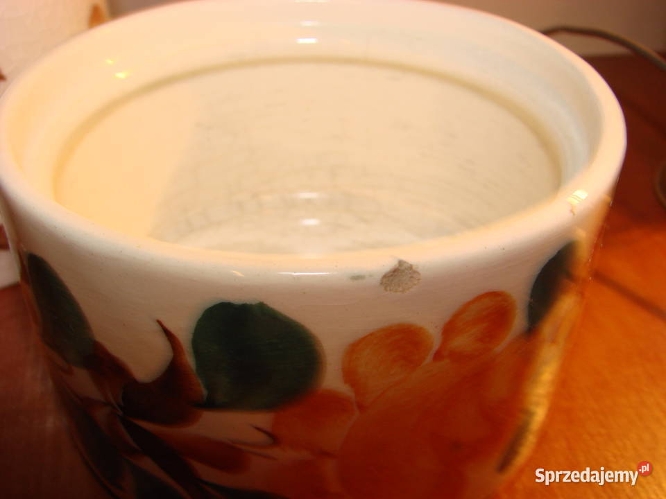 Włocławek fajansowe pojemniki kuchenne Pruszcz Gdański sprzedam