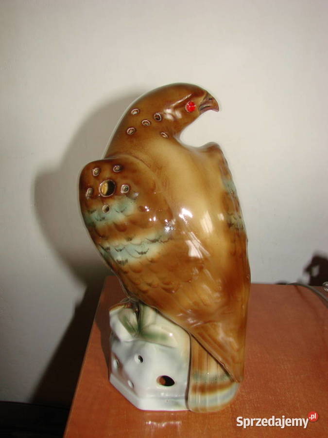 Sokół porcelanowa lampka nocna Pruszcz Gdański sprzedam