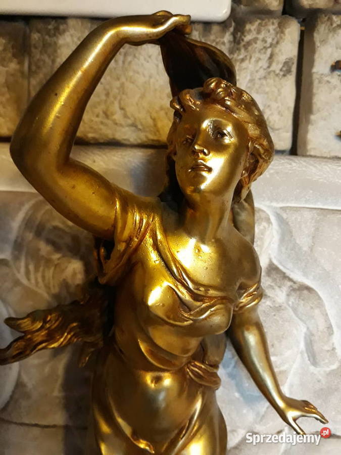 Francuski zegar figuralny 60 sprawny Wrocław