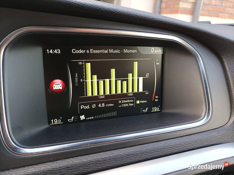 Volvo V40 bogato wyposażone lakier metallic Piła