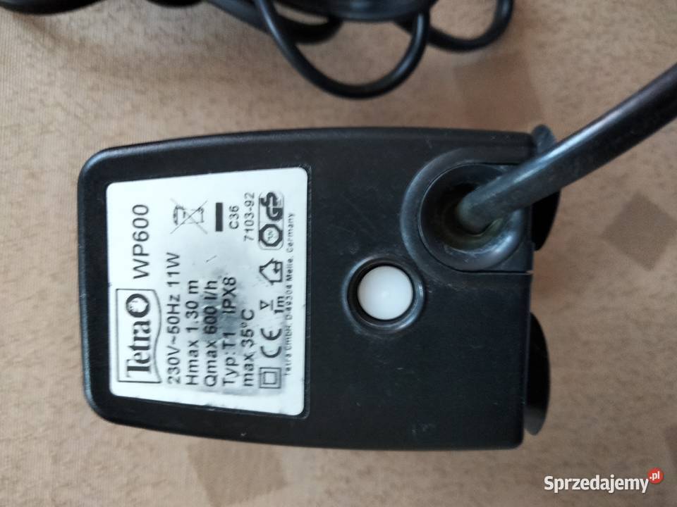 Tetra WP600 Pompa 11W wzmacnia cyrkulację wody w Lubin
