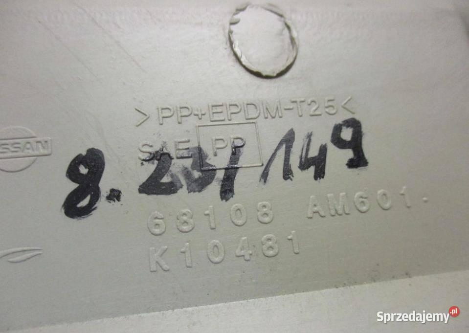 SCHOWEK PASAŻERA PÓŁKA INFINITI G35 SEDAN 0306 Nowy Tomyśl