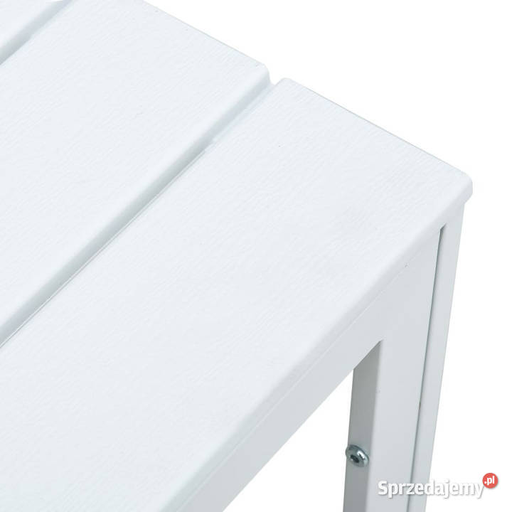 Stolik kawowy biały 78x78x74 HDPE o wyglądzie Warszawa sprzedam