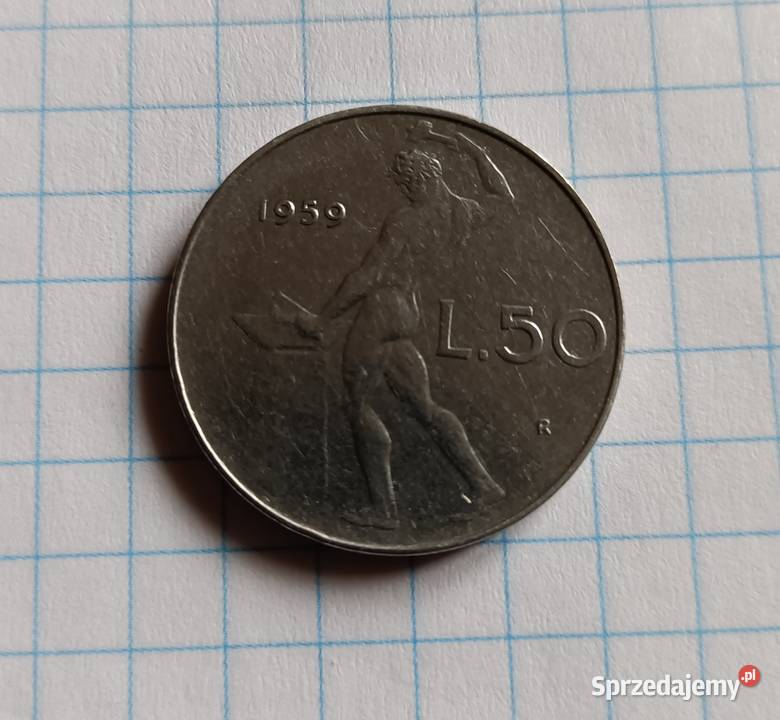 50 LIRÓW 1959 WŁOCHY Piszczac