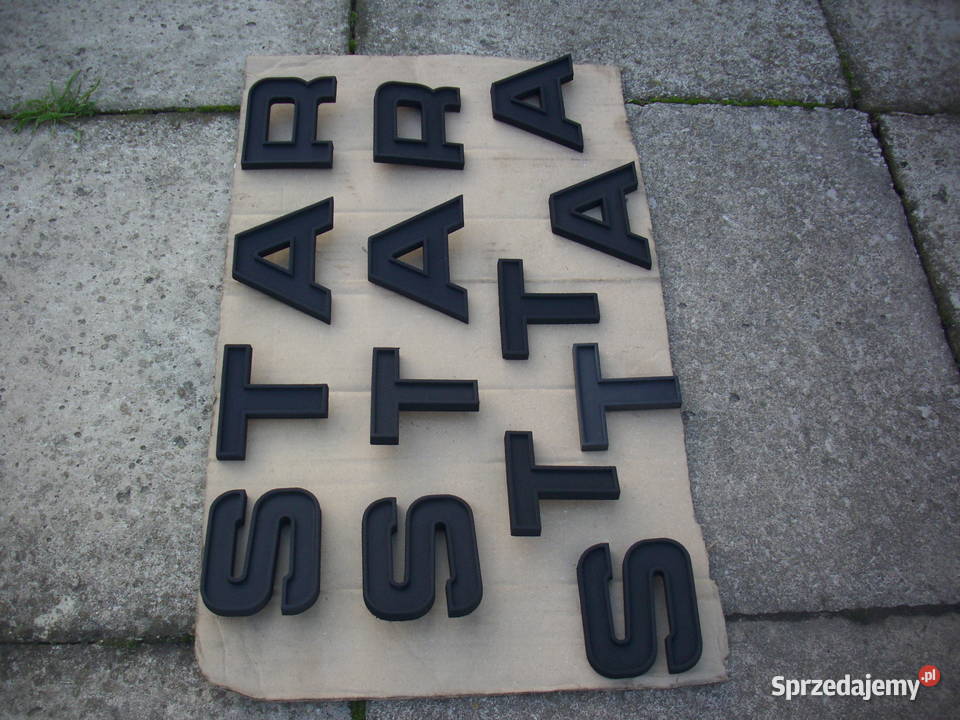 Litera litery logo emblemat znaczek napis na