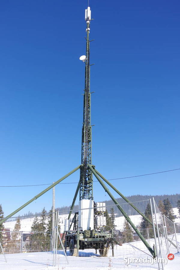 Maszt telefonii komórkowej wieża pod stację Lubliniec