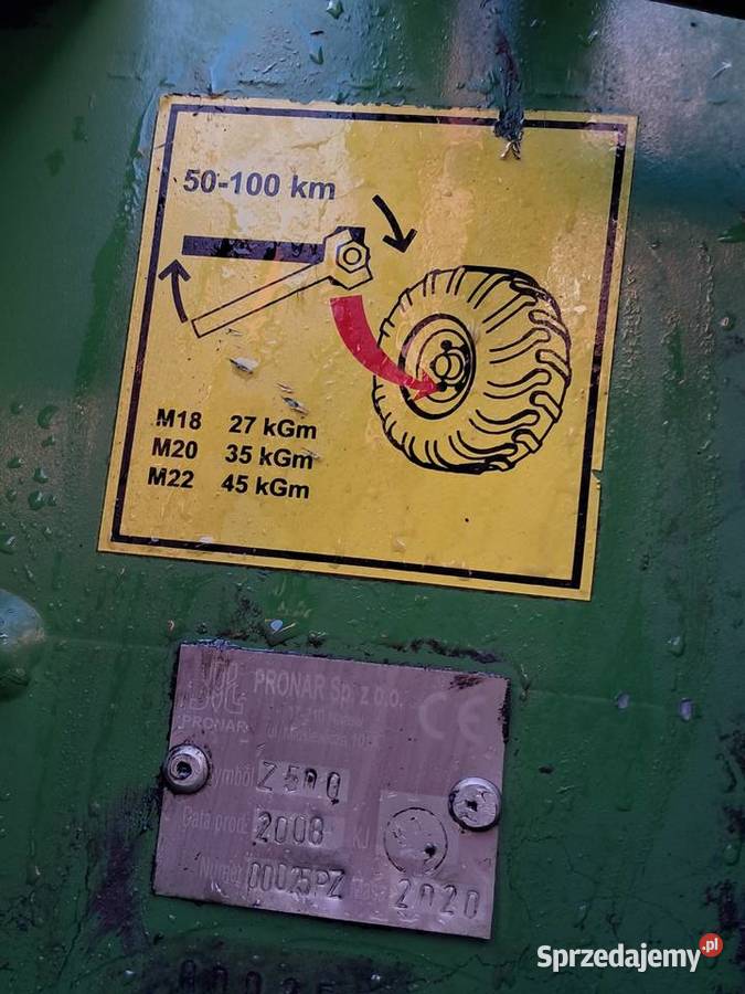 Parasa pronar Z500 Łapy