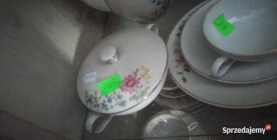 Filiżanka do herbaty z talerzykiem deserowym Gdańsk sprzedam