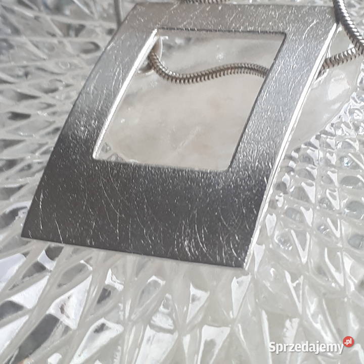 Naszyjnik damski srebro szczotkowane Dla kobiet Zgierz