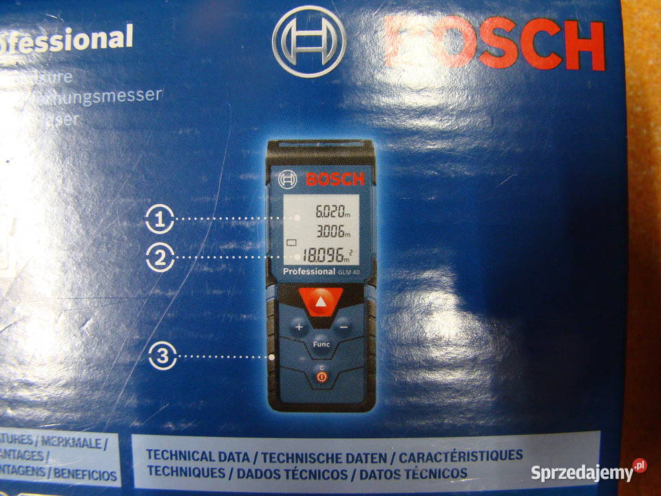 Miernik laserowy dalmierz BOSCH do 40m Ref 0 601 Bielsko-Biała