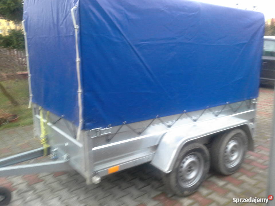 Przyczepka dwuosiowa z plandeka Wierzbica