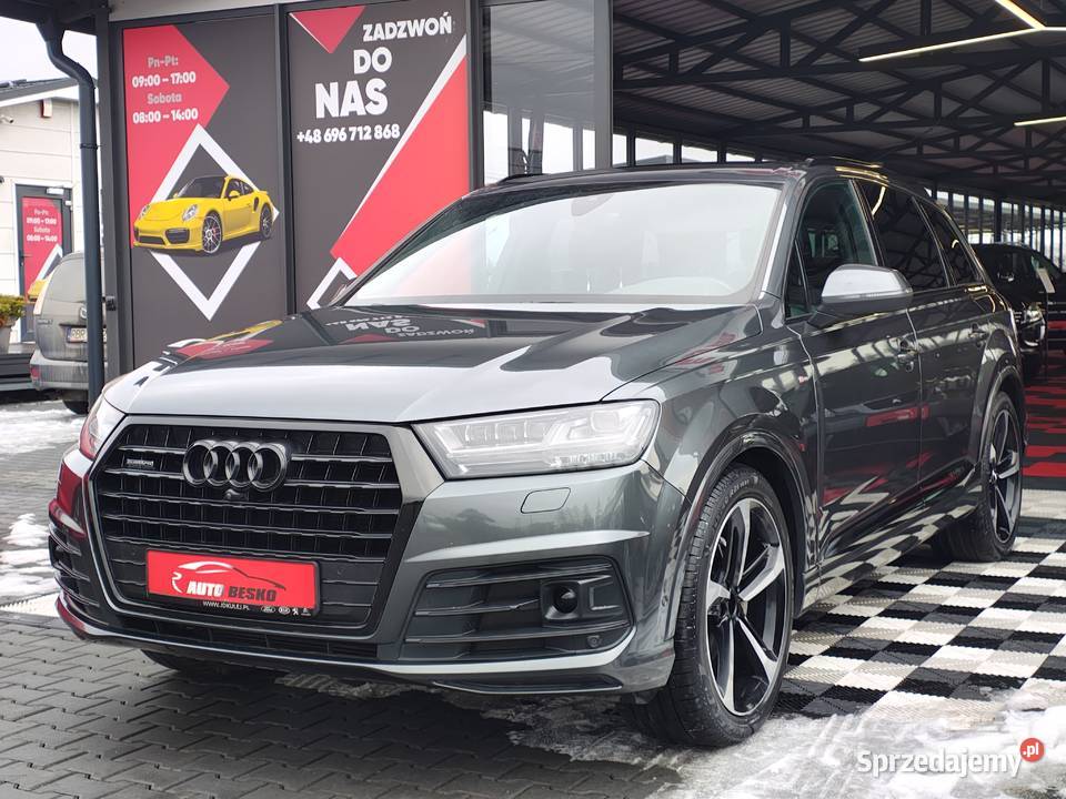 Audi Q7 Salon Matrix Automat SLINE Perfekcyjny Zarszyn sprzedam