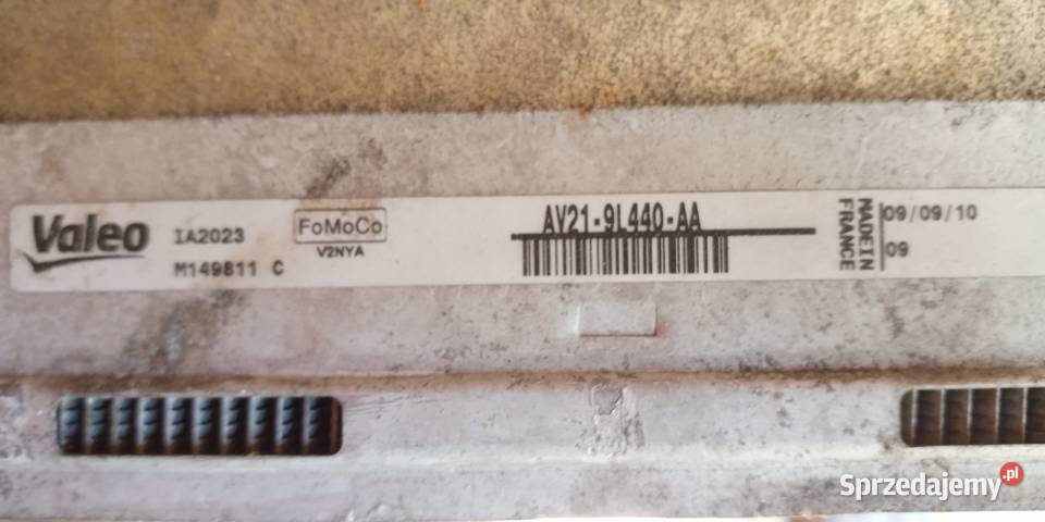 INTERCOOLER FORD KA ECOSPORT FIESTA MKVII MK7 małopolskie Krzeszowice