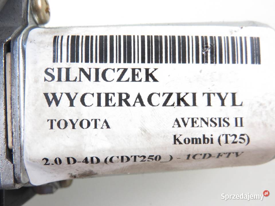 SILNICZEK WYCIERACZKI AVENSIS T25 8513005100 osobowe Silniki wycieraczek