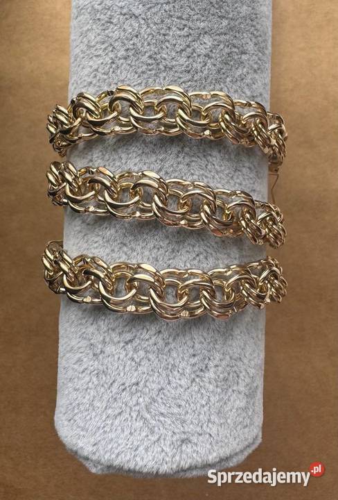 Złoty łańcuch Garibaldi 585 waga 10625 g długość Warszawa