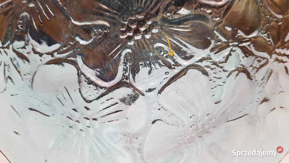 Talerzyk Anemony ze smugą 2 Ząbkowice kolorowe Porcelana i szkło śląskie Dąbrowa Górnicza sprzedam