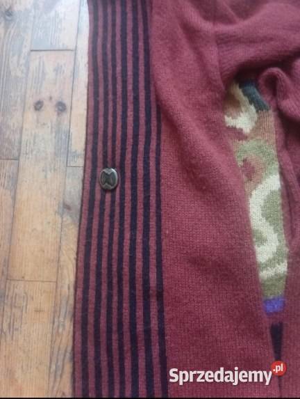 Piękny wełniany sweterplaszczyk Zamość