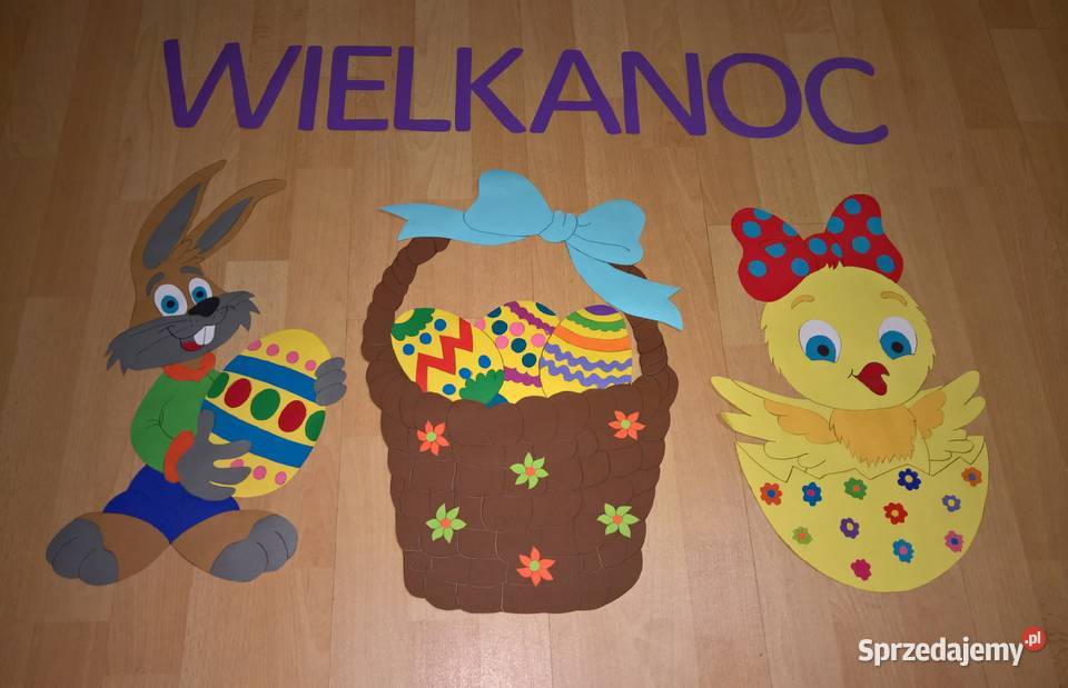 Dekoracje Wielkanocne z brystolu