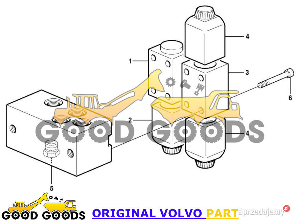 VOLVO ZAWÓR HYDRAULICZNY 11411998 11173166 Władysławów