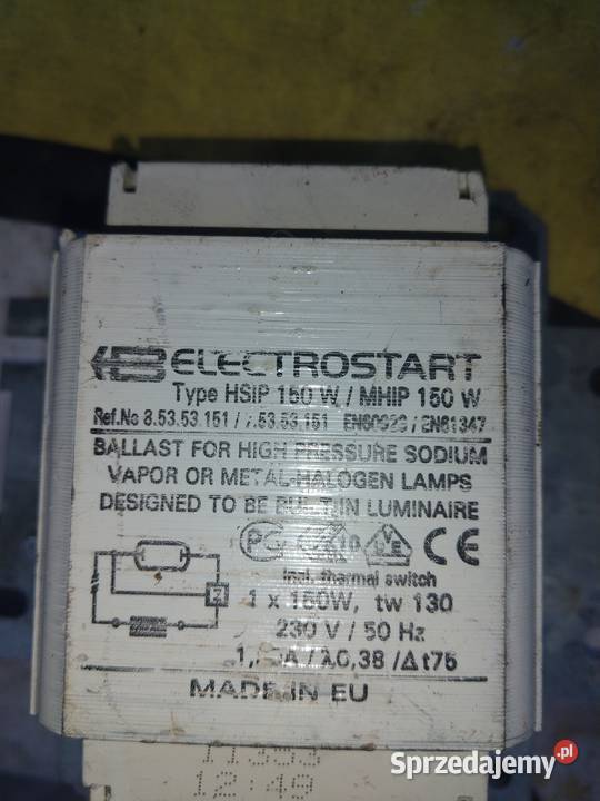 statecznik 150w do lamp sodowych Bielsko-Biała