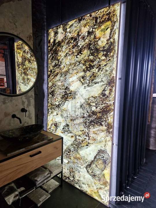 Fornir kamienny transparentny S White kamień do Dom i Ogród Bielany Wrocławskie