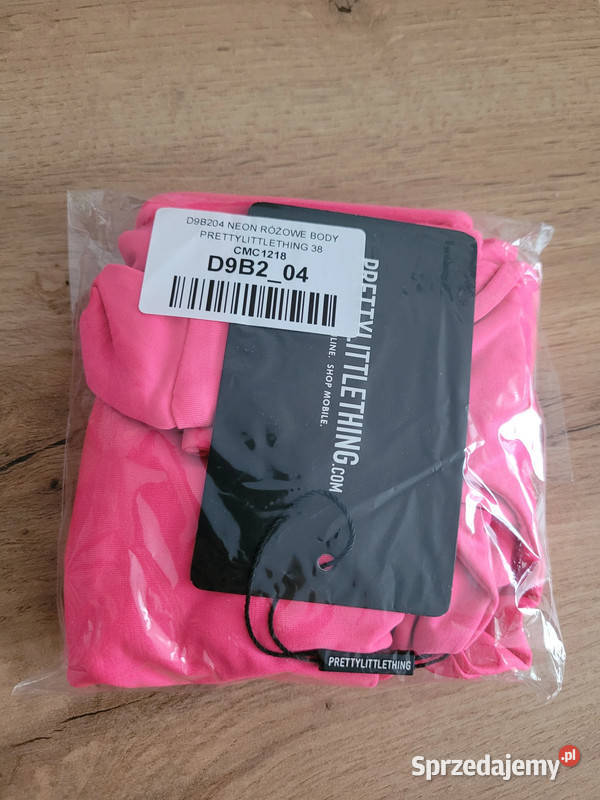 Nowe body neon pink 10UK 38 Bydgoszcz