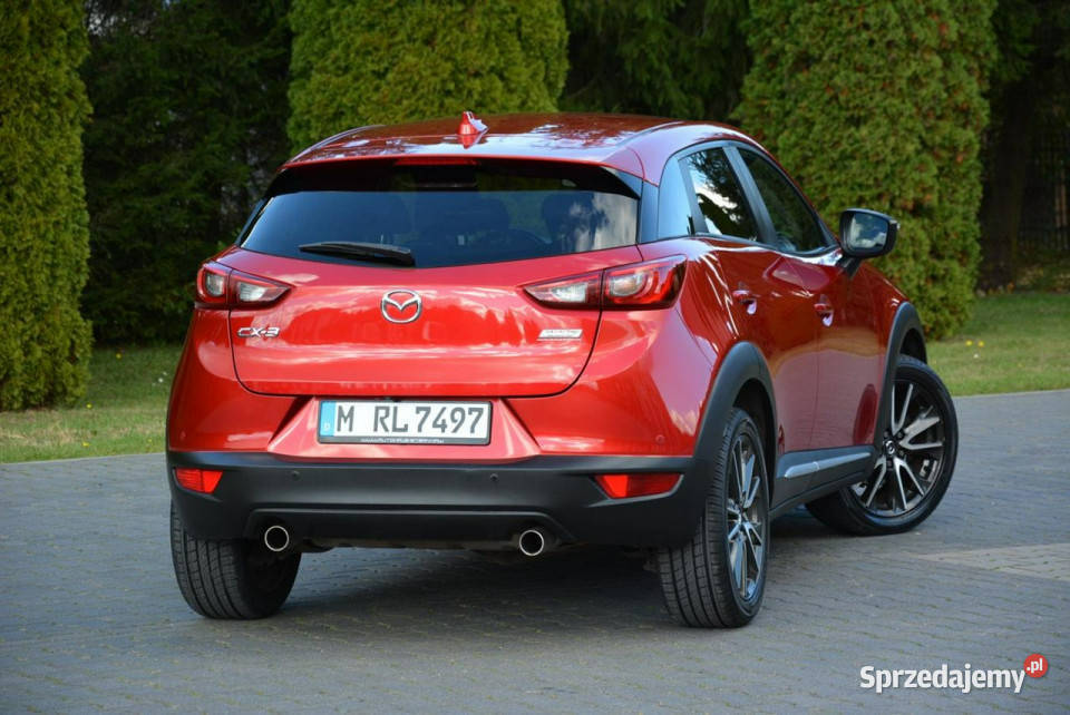 Mazda CX3 Skóry Navi Kamera Head Up Ledy Xenon mazowieckie Ostrów Mazowiecka