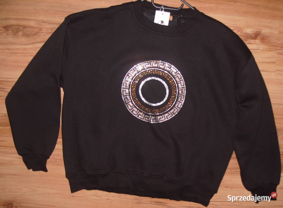 Owersize NOWA ciepła turecka bluza grecka szary/srebrny