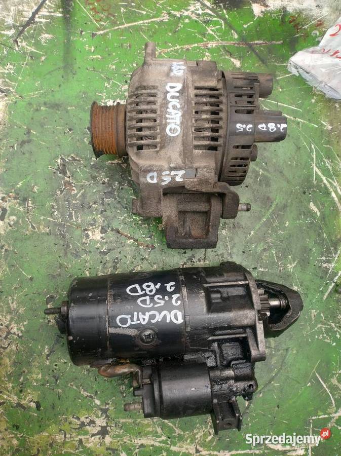 FIAT DUCATO 9402r alternator 25d 28d Układ elektryczny silnika