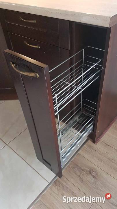 Meble kuchenne z forniru płyta indukcyjna zlew i Wrocław