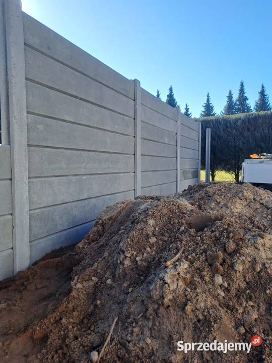 Ogrodzenia betonowe Nowoczene wzory Wałbrzych