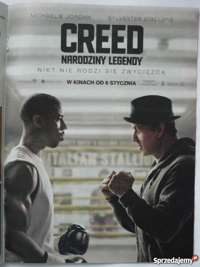 PLAKAT A4 CREED NARODZINY LEGENDY POINT BREAK Bydgoszcz