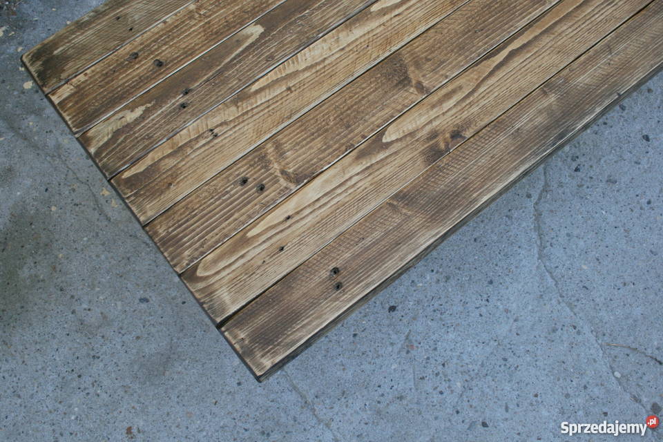 Stolik kawowy ława belki drewniane loft Mielec