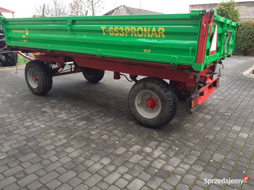 Przyczepa Pronar 2008 T653 wywrotka 3stronna D47