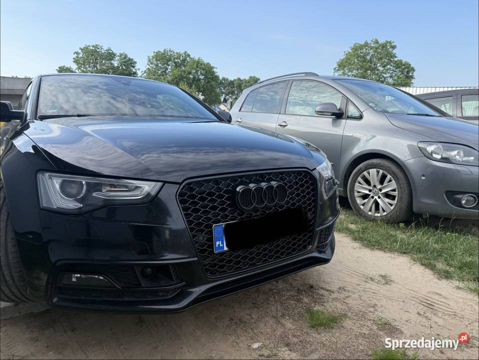 Zderzak przedni a5 lift lz9y z kratkami radar kupiony w Polsce Witkowo Drugie