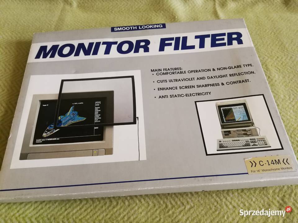 Filtr na monitor CRT Techlink 14 Vintage Retro