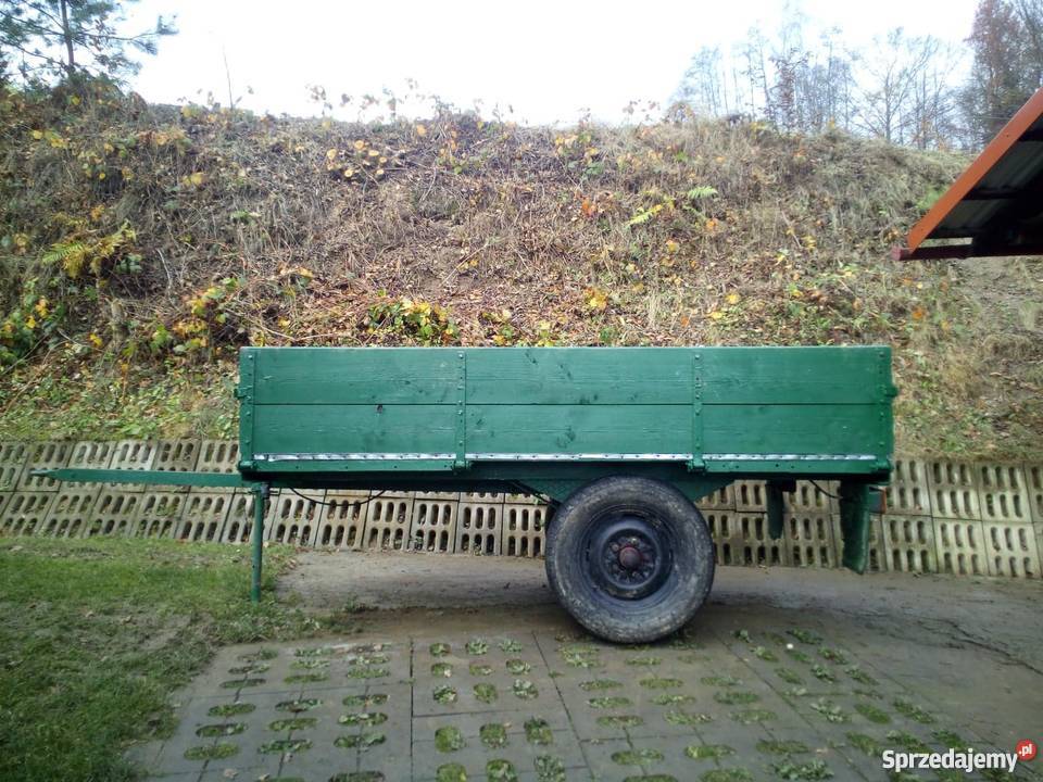 Przyczepa dwukołowa dwukołówka Lutcza