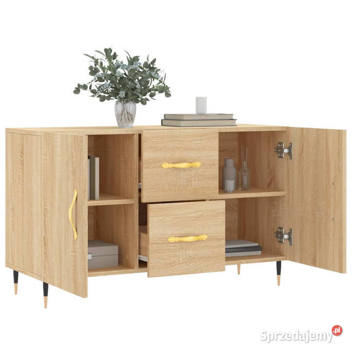 Komoda dąb sonoma 100x36x60 materiał Warszawa