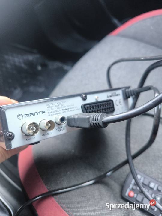 Dekoder z przewodem HDMI do naziemnej telewizji Tunery Radomsko sprzedam