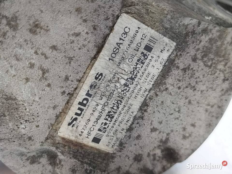 SPRĘŻARKA KLIMATYZACJI 4472609420 12 Suzuki osobowe