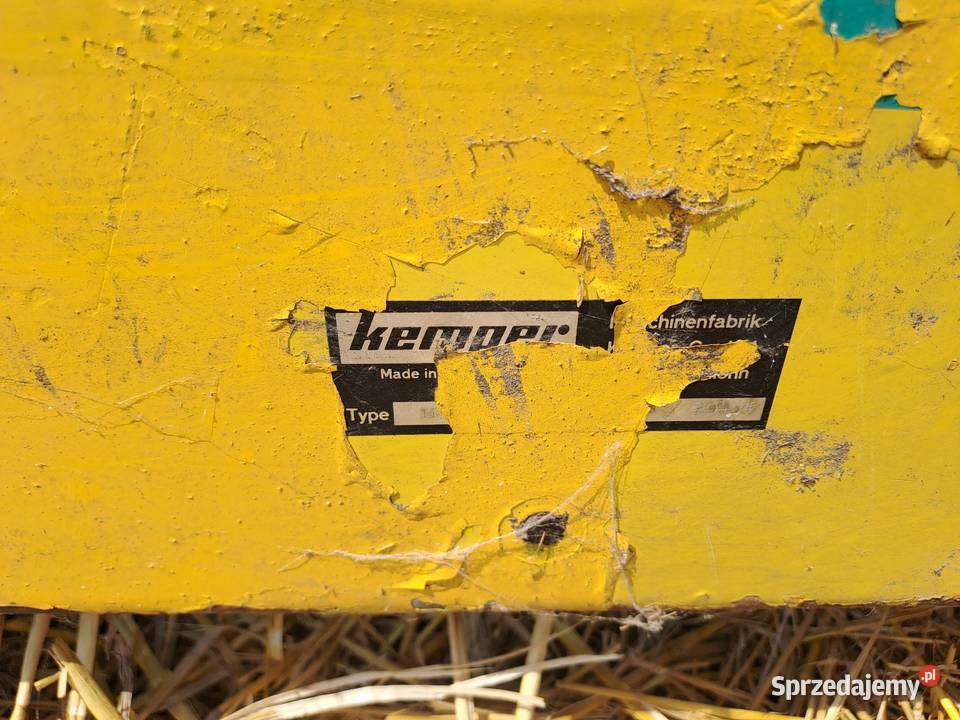 Sieczkarnia Do Kukurydzy QQ Jednorzędowa Kemper Brześć Kujawski