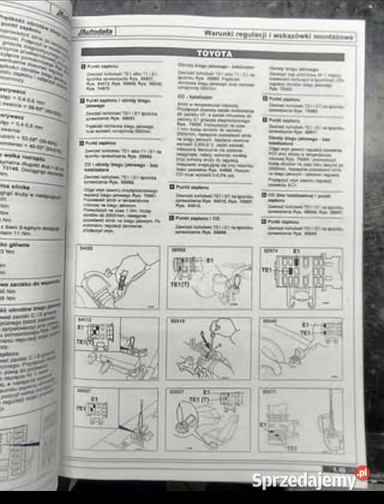 Książka dane diagnostyczne silnika i podwozia Ruszowice