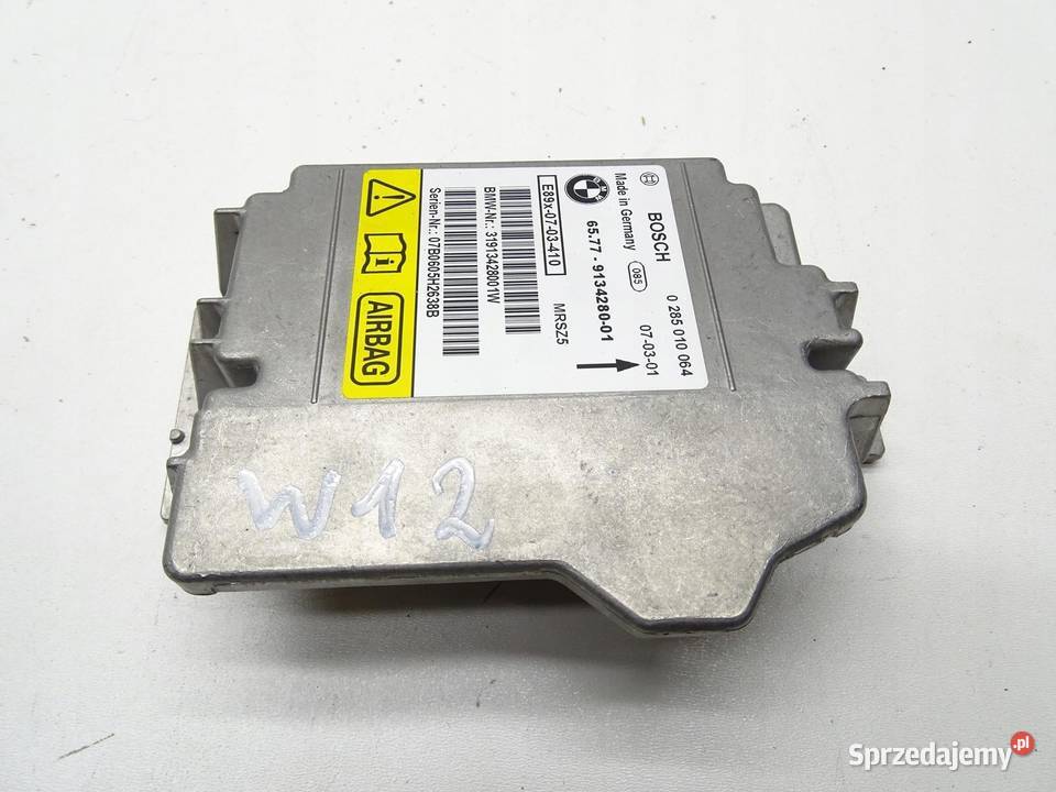 SENSOR MODUŁ AIRBAG 9134280 BMW E81 E87 E90 E91